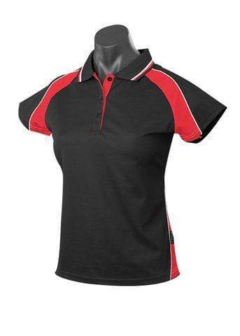 Aussie Pacific Ladie's Panorama Polo Shirt 2309 Casual Wear Aussie Pacific Black/Red/White 6 